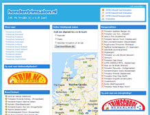 Tablet Screenshot of hondentrimsalon.nl